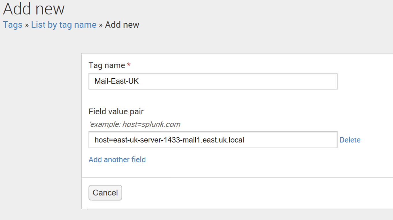 Splunk Tags